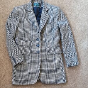 Ralph Lauren Monochrome Checkered Blazer